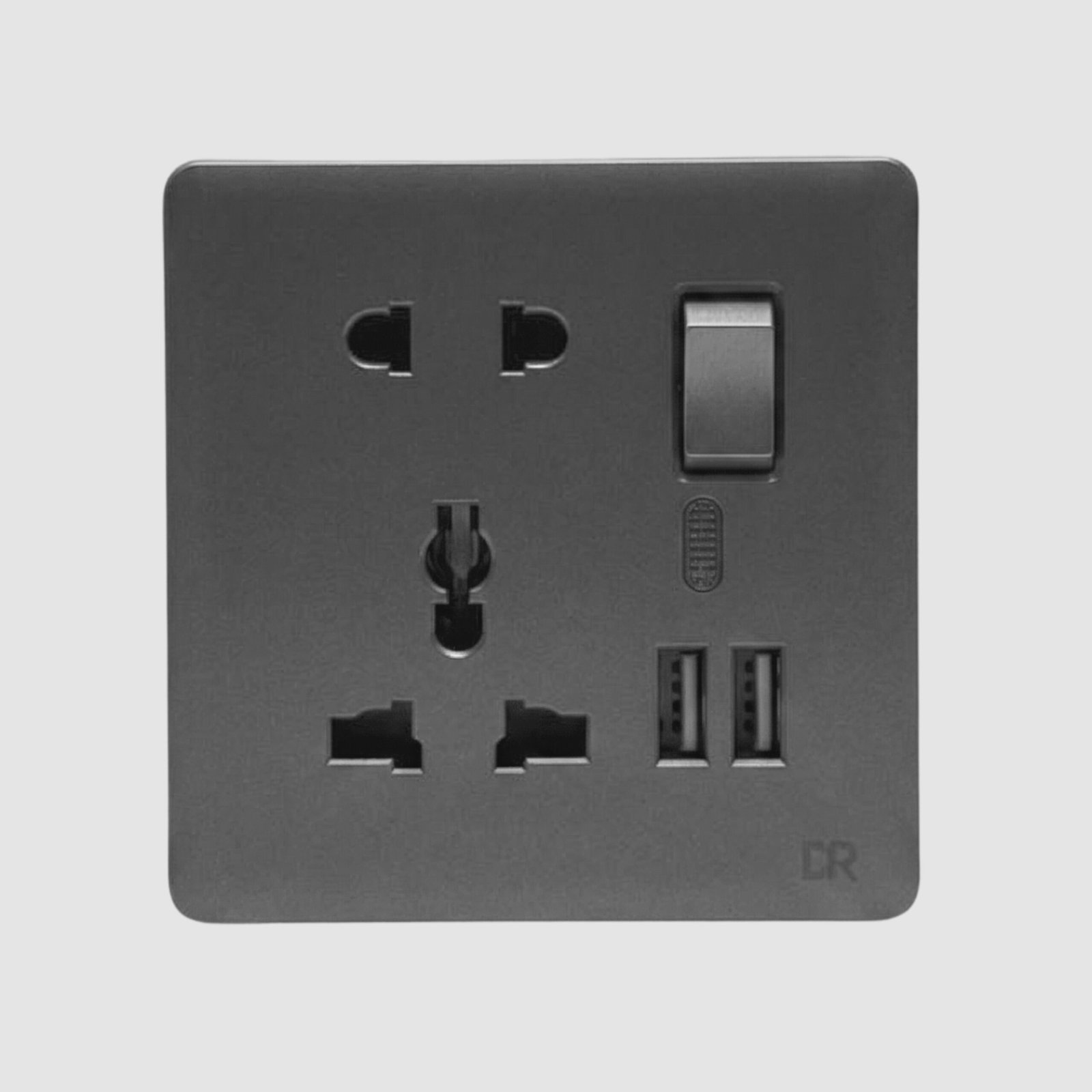 8 USB MULTI Xises Grey - Image 1