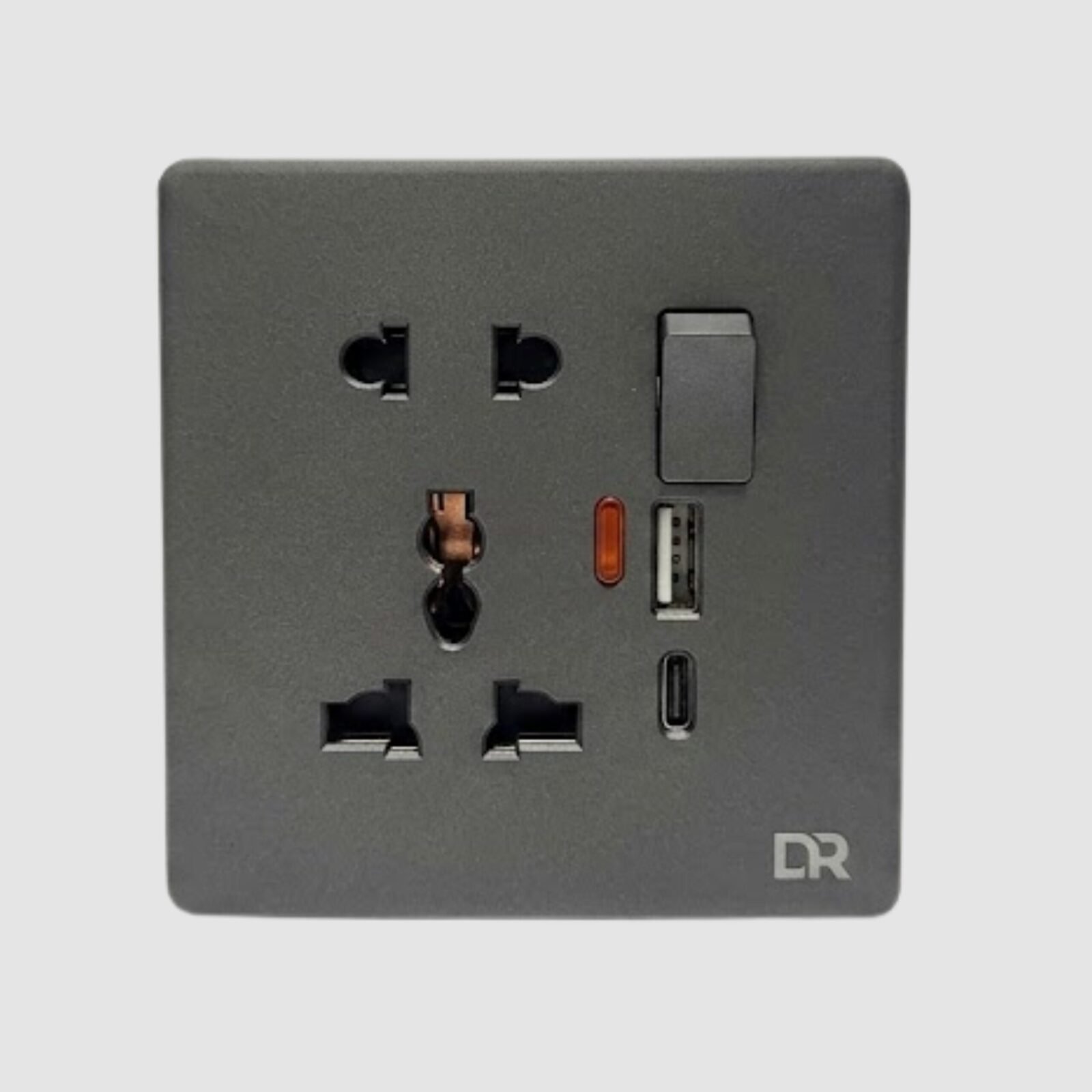 111 Platinum Mist - USB Multi Switch Sockets - Image 1