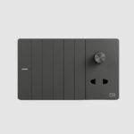 Platinum Mist - 6+1 Dimmer Switch Sockets