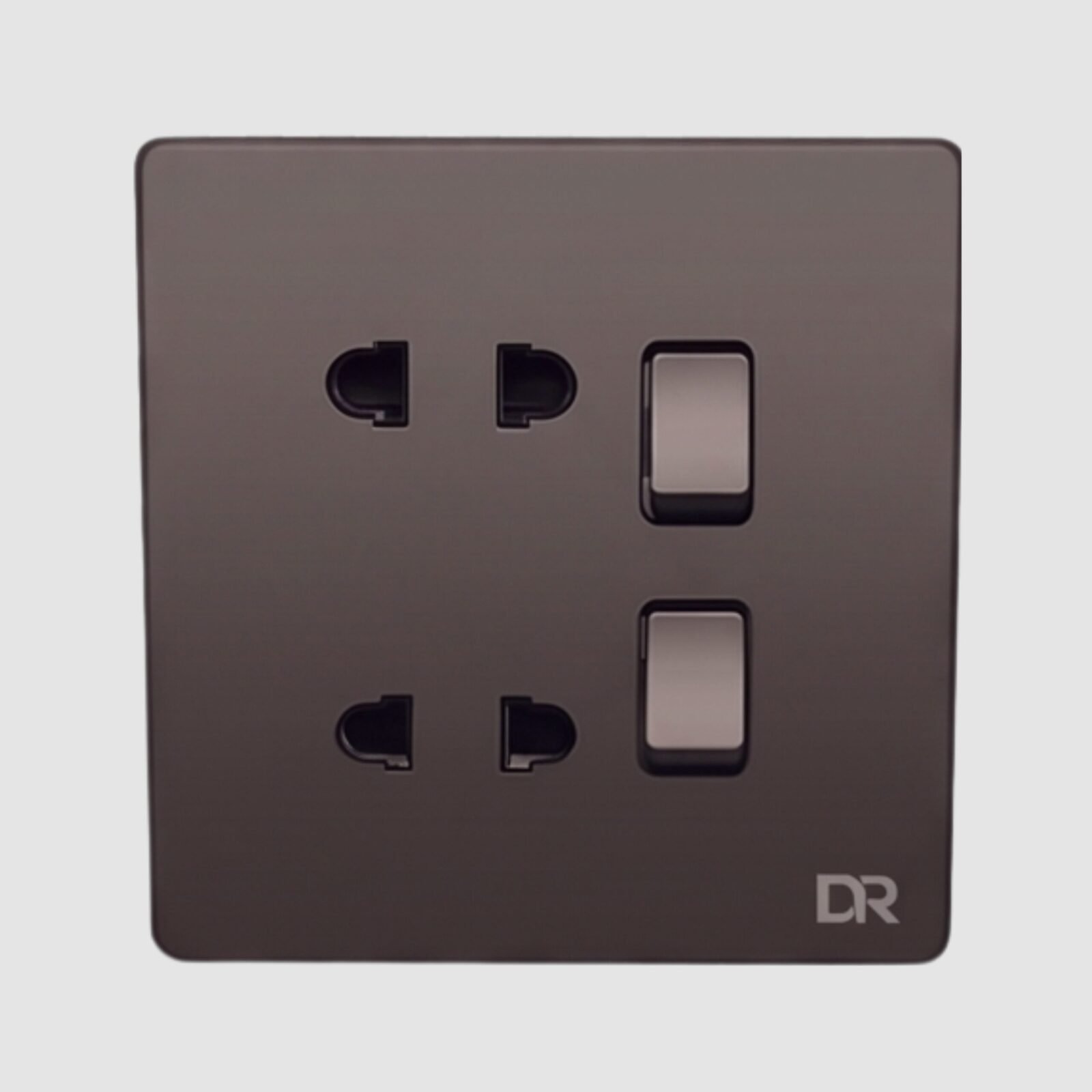 130 Rich Brown - 2+2 Switch Sockets - Image 1