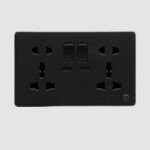 Shadow Pearl - Double Multi Switch Sockets