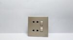 Champagne - 2+2 Switch Sockets - Image 2