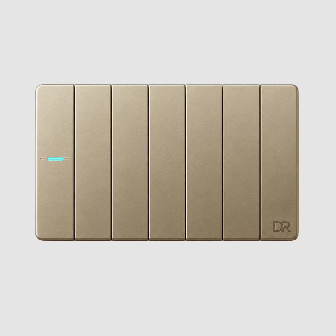 238 Champagne - 8 Gang Switch - Image 1