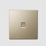Champagne - Single Telephone Socket
