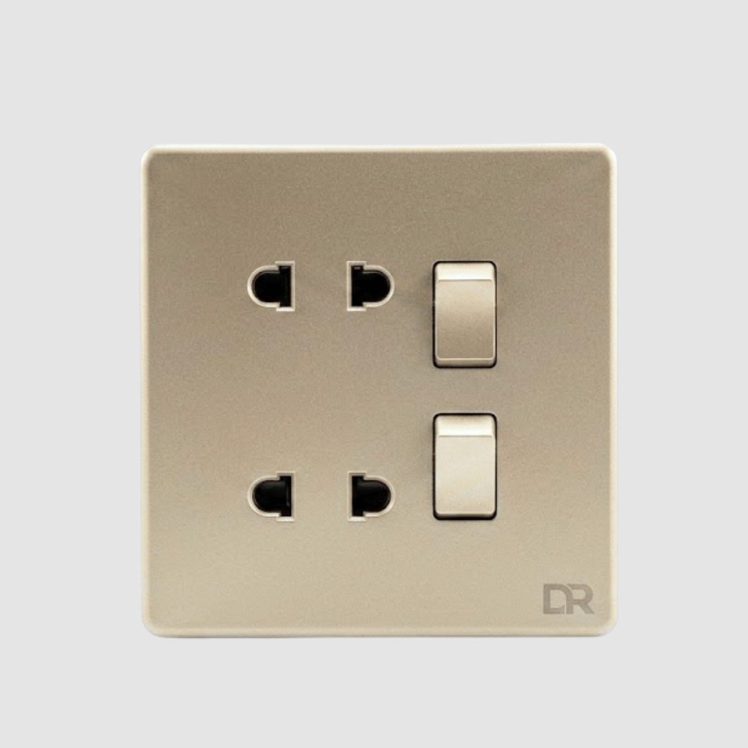 248 Champagne - 2+2 Switch Sockets - Image 1