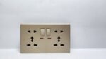 Champagne - Double Multi Switch Sockets - Image 2