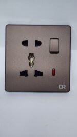 Rich Brown -Single Multi Switch Socket - Image 2