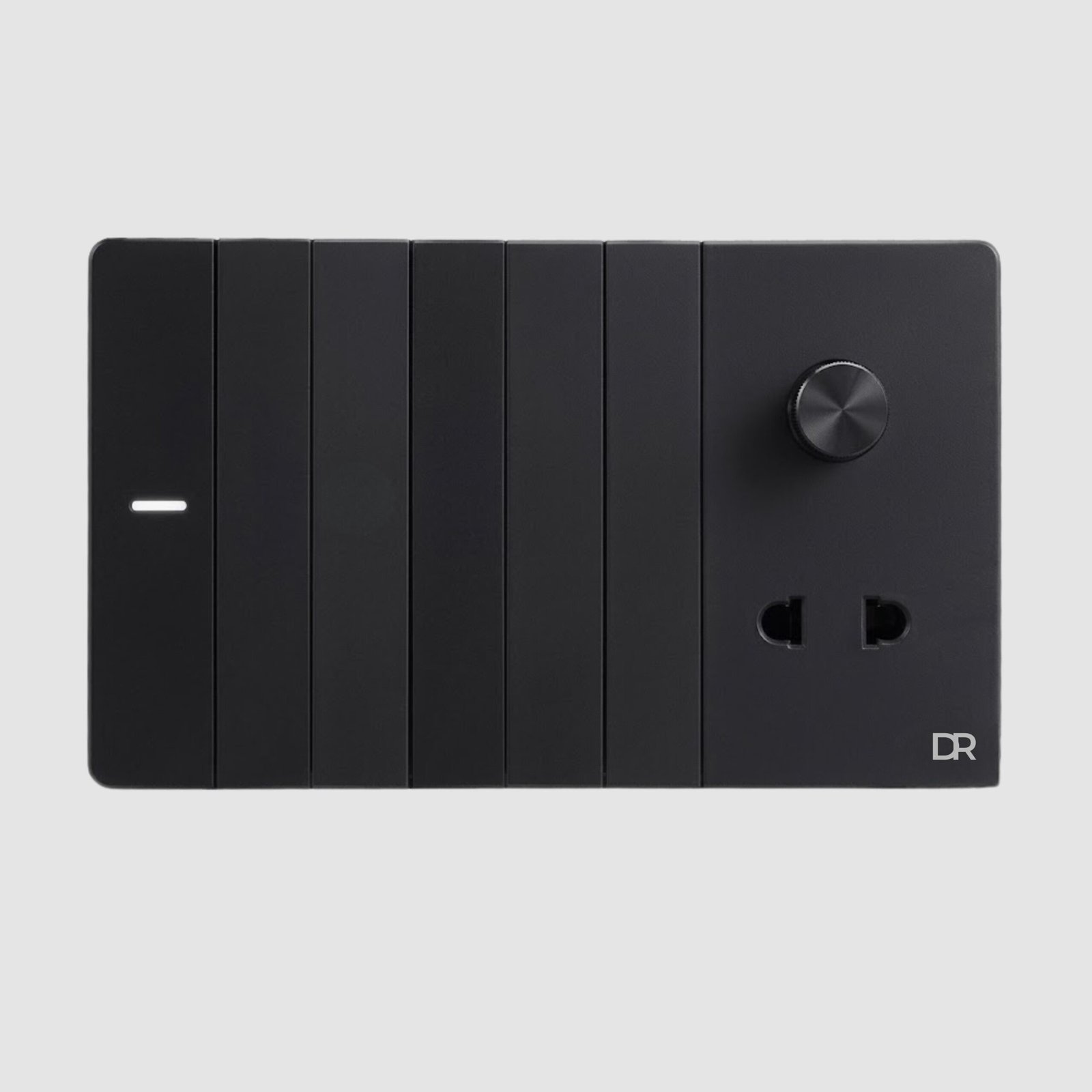 Untitled (1080 x 1080 px) (3) (1) Shadow Pearl - 6+1 Dimmer Switch Sockets - Image 1