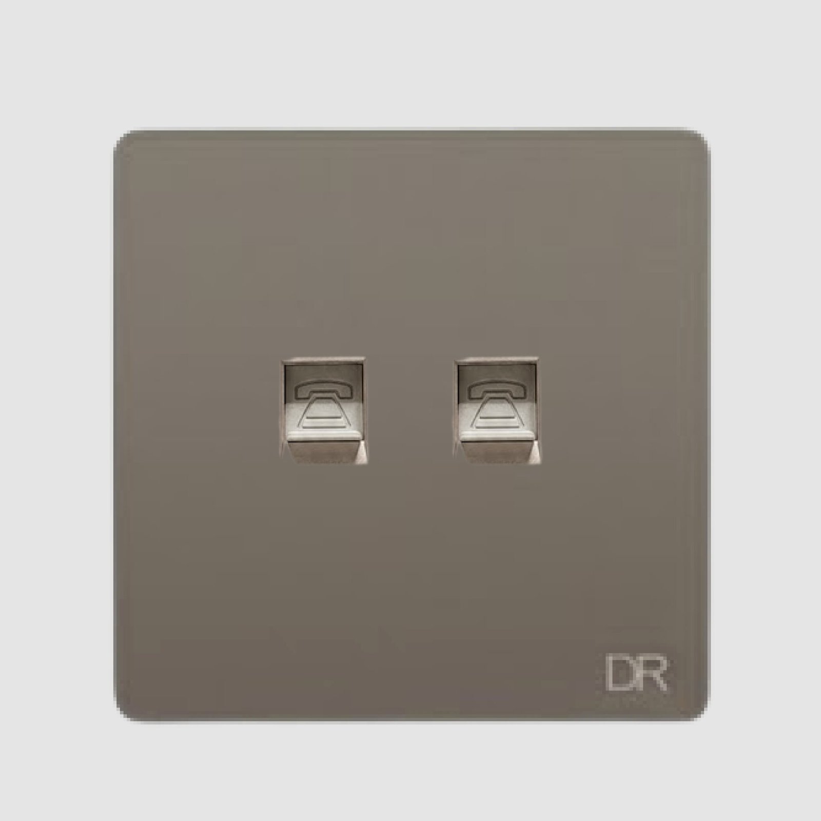 Imperial Rose - Double Telephone Switch Sockets